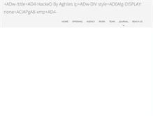 Tablet Screenshot of garagevvv.com